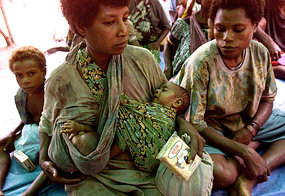 Aux îles Salomon, 36 enfants sur 1 000 n'atteignent pas l'âge de 5 ans. [Reuters]