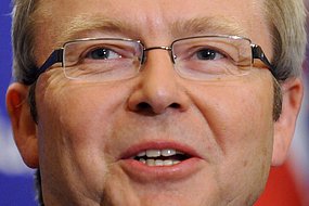 L'important sont les conditions de détention, selon le chef de la diplomatie australienne, Kevin Rudd. [AFP: Emmanuel Dunand]