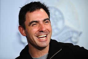 Tim Holding lors d’une conférence de presse après sa sortie de l’hôpital – [AAP: Julian Smith]