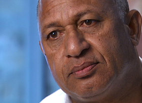 Frank Bainimarama, Premier ministre fidjien, anticipe une défaite de la Nouvelle-Zélande à la prochaine Coupe du monde de rugby. [ABC]